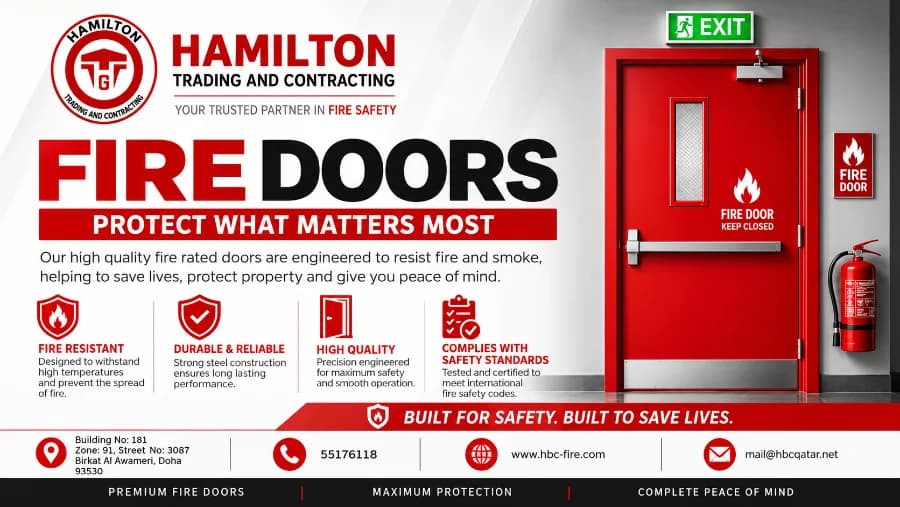 Fire Doors in Qatar – Supply, Installation & Maintenance