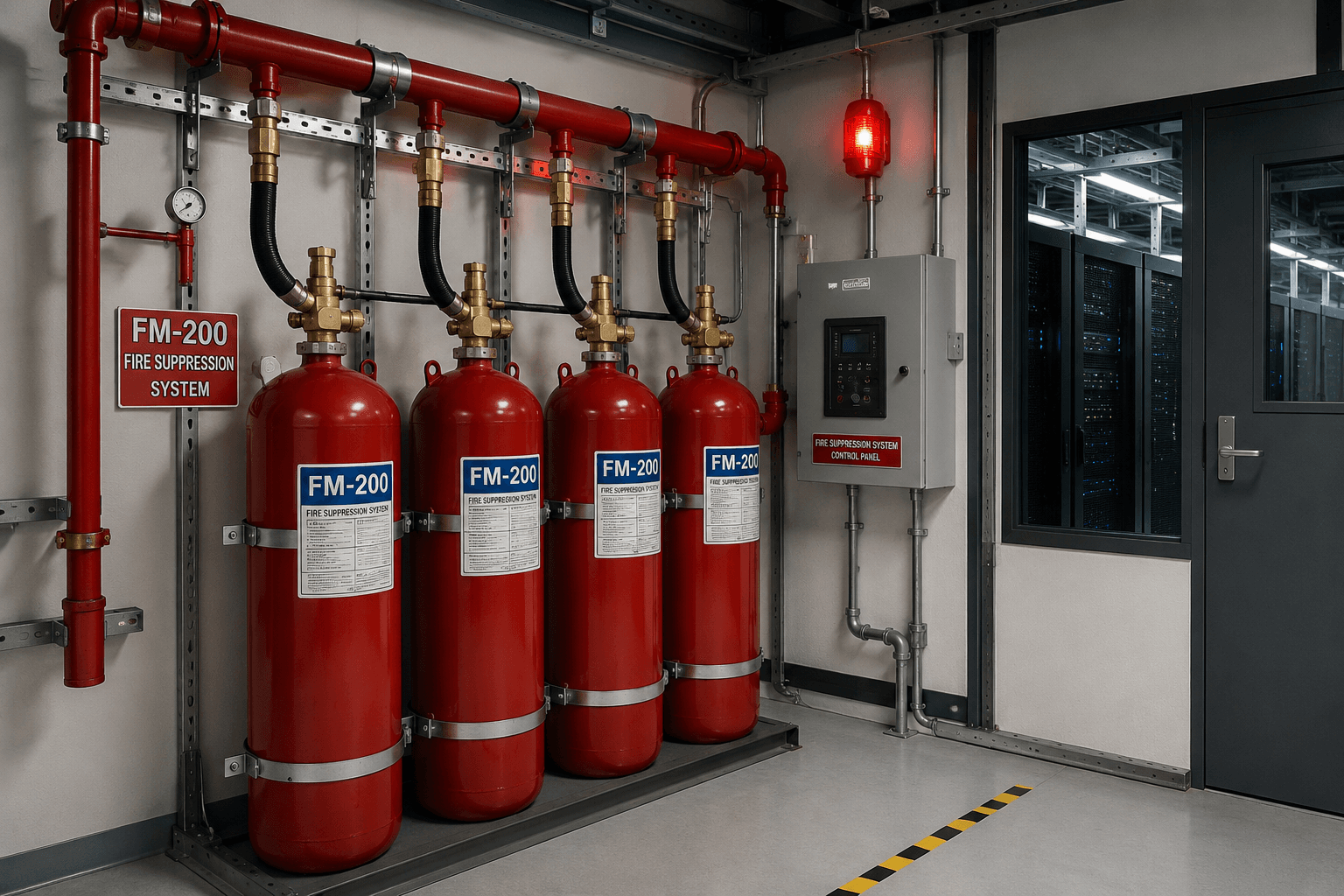 FM200 Fire Suppression System in Qatar