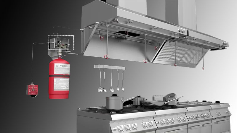 Kitchen Hood Fire Suppression System